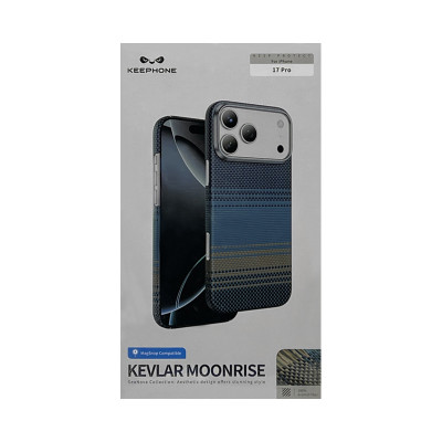 Чехол накладка iPhone 17 Pro KEEPHONE KEVLAR MOONRISE оптом по низким ценам!