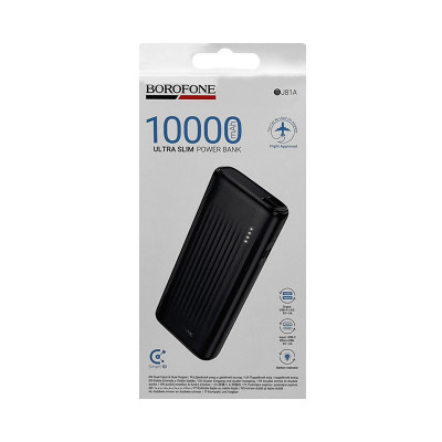 Внешний аккумулятор Borofone 10000 BJ81A черный оптом по низким ценам!