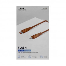 Кабель Type-C на Lightning Keephone Flash оранжевый
