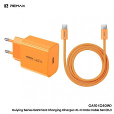 СЗУ Блок Remax PD40W RP-CA10 + кабель Type-C Type-C оранжевый