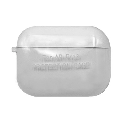 Чехол Silicone Case AirPods Pro 3 с карабином белый оптом по низким ценам!