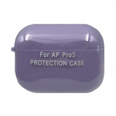 Чехол Silicone Case AirPods Pro 3 с карабином лаванда