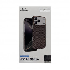 Чехол накладка iPhone 17 Pro KEEPHONE KEVLAR NORRA золотой