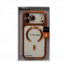 Чехол накладка iPhone 17 Pro Max Magsafe DESIGN CREATIVE пластик матовый с защитой камеры