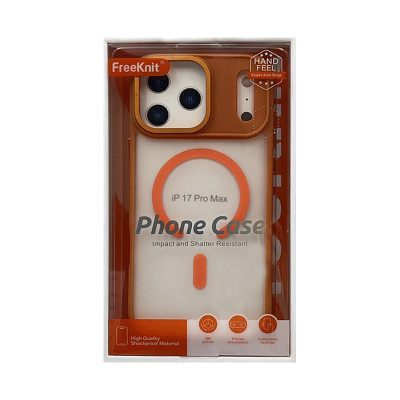 Чехол накладка iPhone 17 Pro Max FreeKNIT MAGSAFE матовый с защитой камеры оптом по низким ценам!