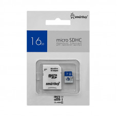 16GB microSDHC Class 10 Smartbuy UHS -1 синий