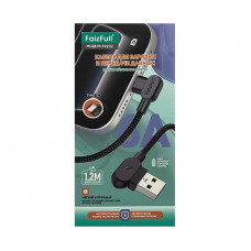 Кабель Type-C FaizFull FR202 черный 1,2м