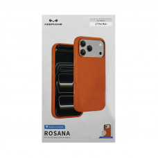 Чехол накладка iPhone 17 Pro Max KEEPHONE ROSANA Magsafe оранжевый