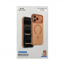 Чехол накладка iPhone 17 Pro Max KEEPHONE MOCOCO Magsafe оранжевый