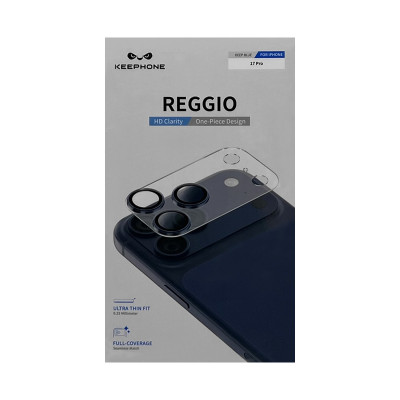 Защитное стекло на камеру KEEPHONE REGGIO iPhone 17 Pro Max темно-синий оптом по низким ценам!