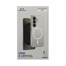 Чехол накладка Samsung S26 PLUS KEEPHONE X-CRYSTAL Magsafe прозрачный