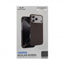 Чехол накладка iPhone 17 Pro Max/18 Pro Max KEEPHONE KEVLAR NORRA коричневый