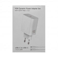 СЗУ Блок Hoco C162A PD40W + кабель Type-C Type-C белый