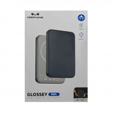 Внешний аккумулятор KEEPHONE GLOSSEY 5000 Magsafe серый-титан
