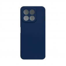 Чехол накладка Silicone Case Huawei Honor X6C темно-синий