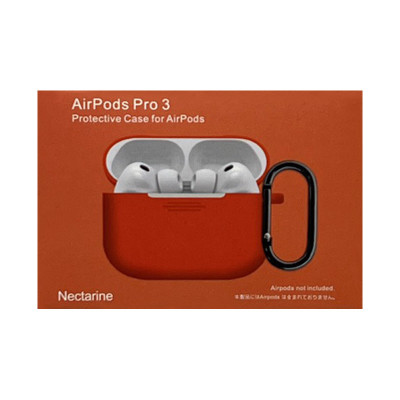Чехол AirPods Pro 3 вид2 с карабином оранжевый оптом по низким ценам!