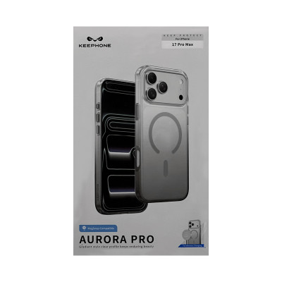 Чехол накладка iPhone 17 Pro Max KEEPHONE AURORA PRO серый оптом по низким ценам!