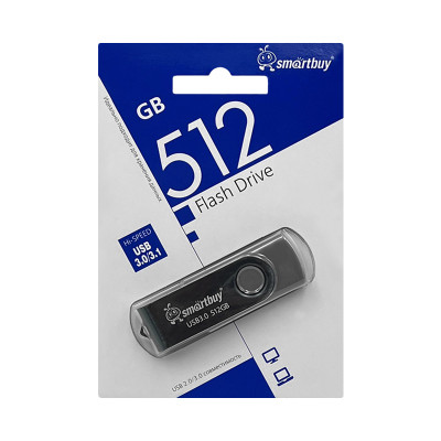 USB 3.0 512GB Smartbuy Twist серый оптом по низким ценам!