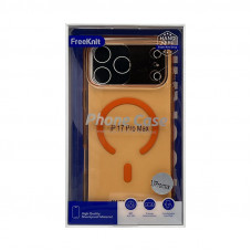 Чехол накладка iPhone 17 Pro Max FreeKNIT MAGSAFE затемненый с защитой камеры