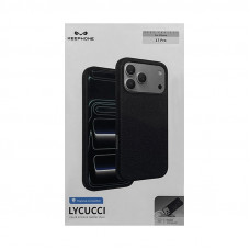 Чехол накладка iPhone 17 Pro KEEPHONE LYCUCCI черный