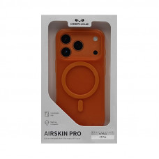 Чехол накладка iPhone 17 Pro KEEPHONE AIRSKIN PRO оранжевый