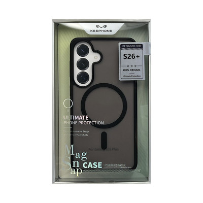Чехол накладка Samsung S26 PLUS KEEPHONE MagSnape Magsafe черный оптом по низким ценам!