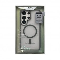 Чехол накладка Samsung S26 ULTRA KEEPHONE MagSnape Magsafe серый