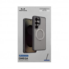 Чехол накладка Samsung S26 ULTRA KEEPHONE OMEGA серый Magsafe