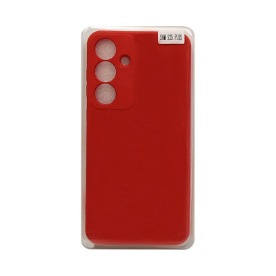 Чехол накладка Samsung S25 Plus матовый красный оптом по низким ценам!