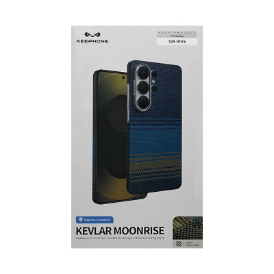 Чехол накладка Samsung S26 ULTRA KEEPHONE KEVLAR MOONRISE синий оптом по низким ценам!