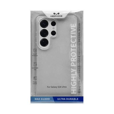 Чехол накладка Samsung S26 ULTRA KEEPHONE Max Guard прозрачный оптом по низким ценам!