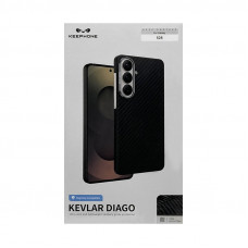 Чехол накладка Samsung S26 KEEPHONE KEVLAR DIAGO Magsafe черный