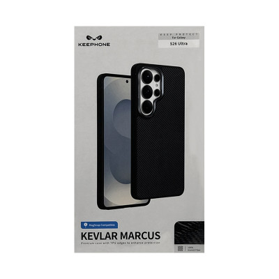 Чехол накладка Samsung S26 ULTRA KEEPHONE KEVLAR MARCUS оптом по низким ценам!