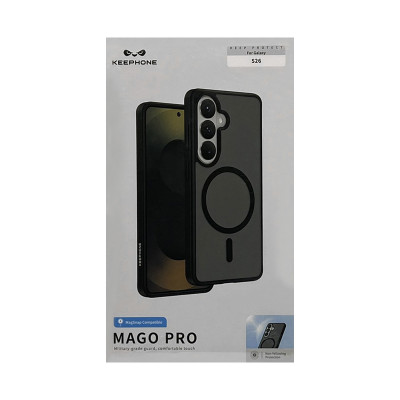 Чехол накладка Samsung S26 KEEPHONE MAGO Pro Magsafe черный оптом по низким ценам!