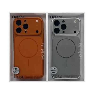 Чехол накладка iPhone 15 Pro Max FreeKnit Magsafe Имитация 17 Pro Max оптом по низким ценам!