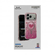 Чехол накладка iPhone 17 Pro Max KEEPHONE PEACHY розовый