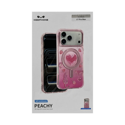 Чехол накладка iPhone 17 Pro Max KEEPHONE PEACHY розовый оптом по низким ценам!