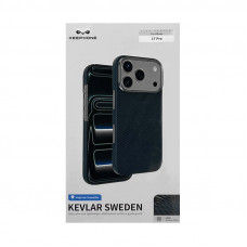 Чехол накладка iPhone 17 Pro KEEPHONE KEVLAR SWEDEN темно-синий