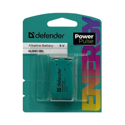 Батарейки Defender 6LR61 1BL оптом по низким ценам!