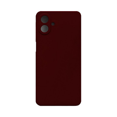 Чехол накладка Silicone Case Samsung A07 бордовый оптом по низким ценам!