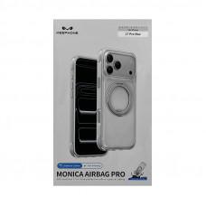 Чехол накладка iPhone 17 Pro Max KEEPHONE MONICA AIRBAG PRO прозрачный