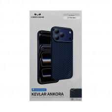 Чехол накладка iPhone 17 Pro Max KEEPHONE KEVLAR ANKORA темно-синий