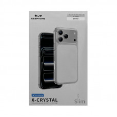 Чехол накладка iPhone 17 Pro KEEPHONE X-CRYSTAL SLIM прозрачный