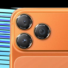 Защитное стекло на камеру KEEPHONE SAPPHIRE VITA iPhone 17Pro оранжевый
