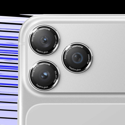 Защитное стекло на камеру KEEPHONE SAPPHIRE VITA iPhone 17Pro серый оптом по низким ценам!