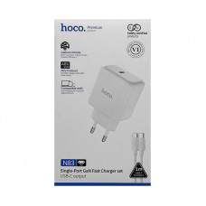 СЗУ Блок Hoco N83 PD60W + кабель Type-C Type-C 1m белый