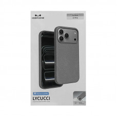 Чехол накладка iPhone 17 Pro KEEPHONE LYCUCCI серый