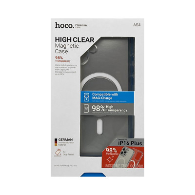 Чехол Magsafe Hoco Magnetic AS4  iPhone 16 Plus оптом по низким ценам!