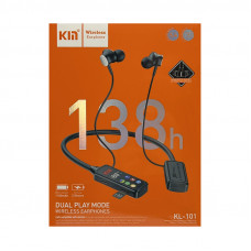 Наушники беспроводные Kin KL-101 черный (спорт)