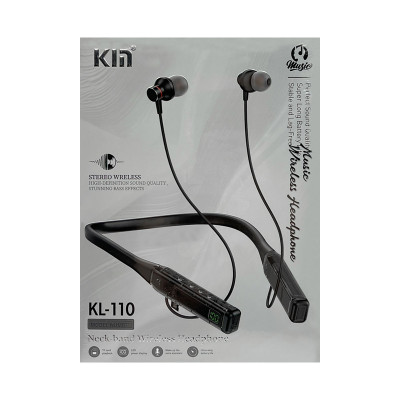 Наушники беспроводные Kin KL-110 черный (спорт) оптом по низким ценам!